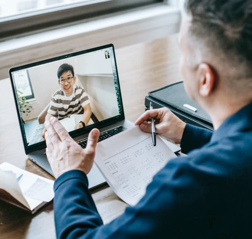 Image of man in meeting